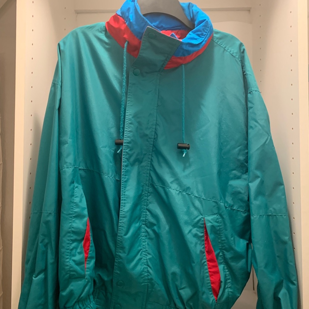 multicolored jacket